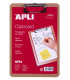 CARP.PINZA PORTABLOCS APLI A5 MADERA