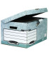 CONTENEDOR FELLOWES TAPA FIJA GRIS