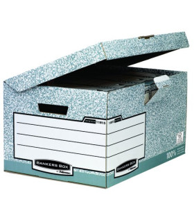 CONTENEDOR FELLOWES TAPA FIJA GRIS