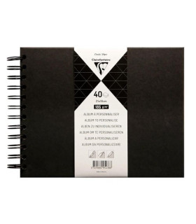 ALBUM FOTOS CF DIY NEGRO 21x16 40h 185g