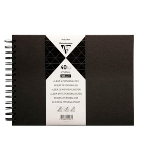 ALBUM FOTOS CF DIY NEGRO 27x20 40h 185g