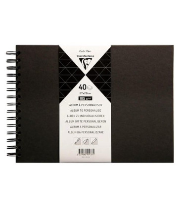 ALBUM FOTOS CF DIY NEGRO 27x20 40h 185g