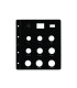 FUNDA para MONEDAS PARDO CLARAB.€  9 alj