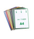 FUNDA TARIFOLD C/PIV. A4 c/MARCO P/10
