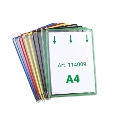 FUNDA TARIFOLD C/PIV. A4 c/MARCO P/10