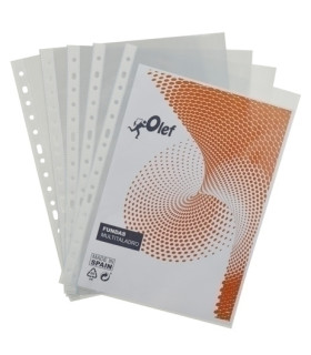 FUNDA MULT.OLEF.PP 90µ LISO A4 16 P/100