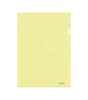 DOSS.ANG.RECT.DOHE PP 180µ A4 AMARIL.