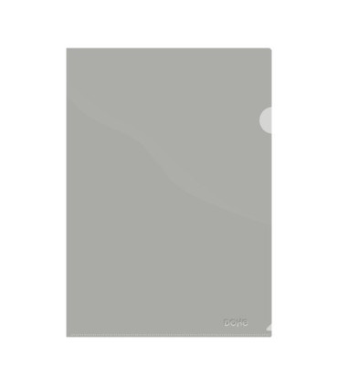 DOSS.ANG.RECT.DOHE PP 180µ A4 GRIS