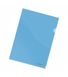 DOSS.ANG.RECT.DOHE PP 120µ A4 AZUL P/10