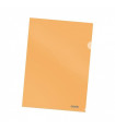 DOSS.ANG.RECT.DOHE PP 120µ A4 NARAN P/10