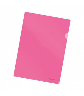 DOSS.ANG.RECT.DOHE PP 120µ A4 ROSA P/10