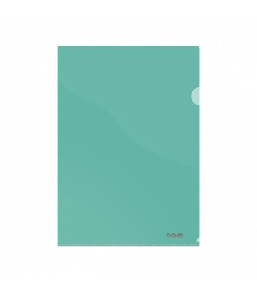 DOSS.ANG.RECT.DOHE PP 120µ A4 VERDE P/10