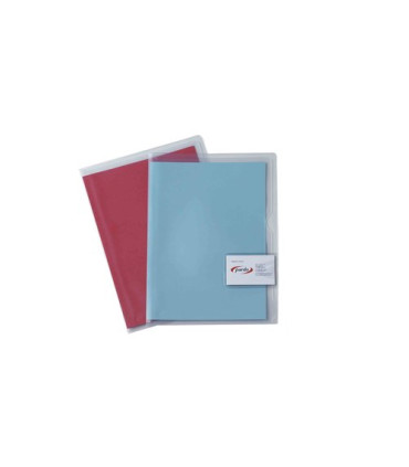 DOSS.ANG.RECT.PARDO PVC 300µ Fº TJ. P/40