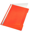 DOSSIER FASTENER LEITZ PVC A4 TARJ.NARAN