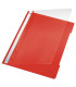 DOSSIER FASTENER LEITZ PVC A4 TARJ.ROJO