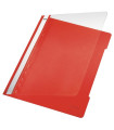 DOSSIER FASTENER LEITZ PVC A4 TARJ.ROJO
