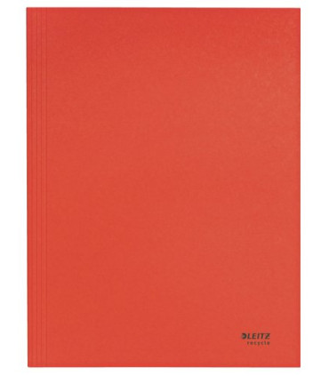 SUBCARP. LEITZ RECYCLE 3 SOL. A4 ROJO