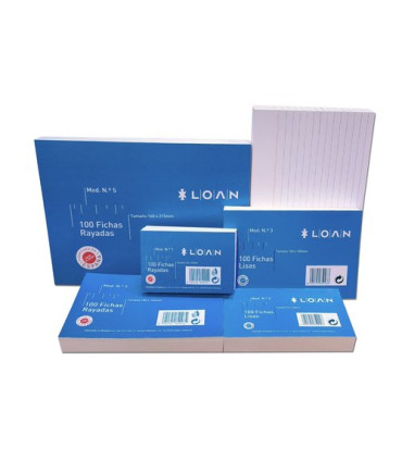 FICHAS LOAN LISAS 160x215 (Paq.100)