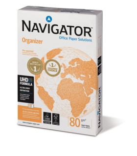 PAPEL A4 NAVIGATOR  80g 500h 4 TALAD.ORG