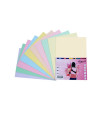 PAPEL COLOR FABRISA A4 80g 100h S.PASTEL
