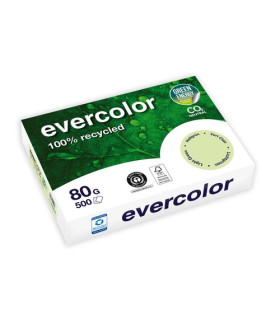 PAPEL RECICL. A4 EVERCOLOR 80g 500h VERD