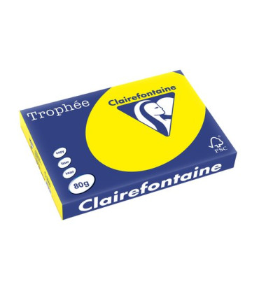PAPEL COLOR A3 TROPHEE 80g 500h SOL