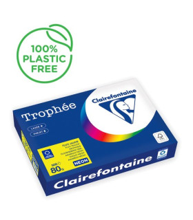 PAPEL COLOR A4 TROPHEE 80g 500h AMARILLO