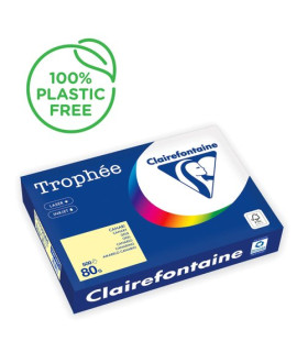 PAPEL COLOR A4 TROPHEE 80g 500h AMARILLO