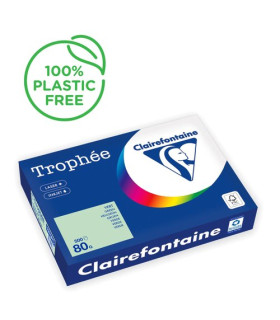 PAPEL COLOR A4 TROPHEE 80g 500h VERDE