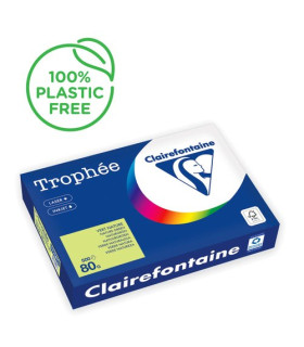 PAPEL COLOR A4 TROPHEE 80g 500h VD.NATUR