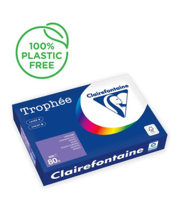PAPEL COLOR A4 TROPHEE 80g 500h VIOLETA