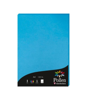 PAPEL CLAIREFONTAINE POLLEN A4 50h TURQU