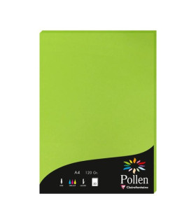 PAPEL CLAIREFONTAINE POLLEN A4 50h VERDE