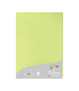 PAPEL CLAIREFONTAINE POLLEN A4 25h VERDE