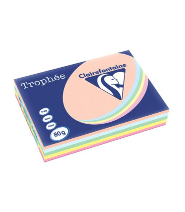 PAPEL COLOR A3 TROPHEE 80g 500h SURT.PAS