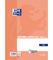 PAPEL OXFORD A4 100h LISO NARANJA