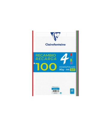 RECAMBIO CLAIREF.A4 100h CD.5 COL.V