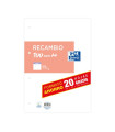 RECAMBIO OXF. A4 100h 4 TAL. LISO