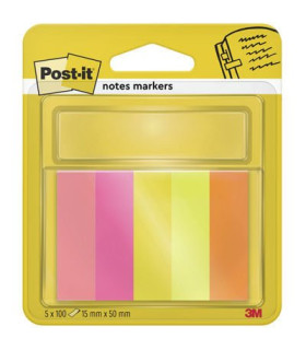 BANDERITAS POST-IT 6705 15X50 COL.NEON