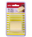 NOTAS ADHE.APLI EN ROLLO DE 8mx 5cm AMAR