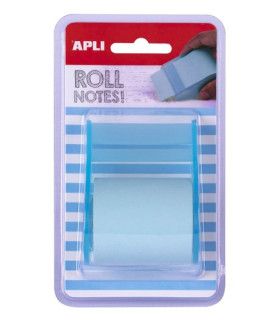 NOTAS ADHE.APLI EN ROLLO DE 8mx 5cm AZUL