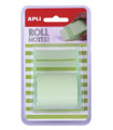 NOTAS ADHE.APLI EN ROLLO DE 8mx 5cm VERD