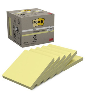 TACO NOTAS POST-IT RECICL. 654 76x76 P/6