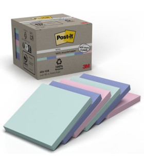 TACO NOTAS POST-IT RECICL. 654 76x76 P/6
