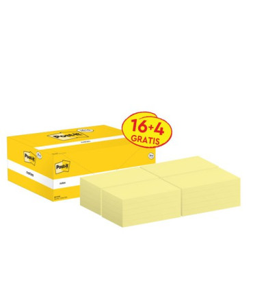 TACO NOTAS POST-IT 655 76x127 P/20