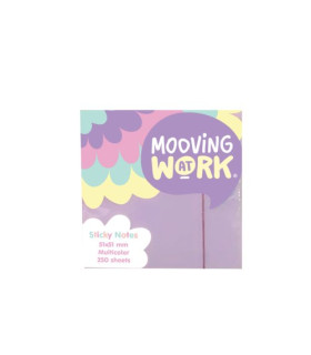 TACO NOTAS MOOVING PASTEL 51x51 MULTICOL