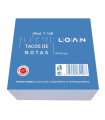 TACO NOTAS ENCOLADO BLANCO 10x10
