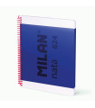 BLOC MILAN NATA 624 A4 80h HRZ. AZUL