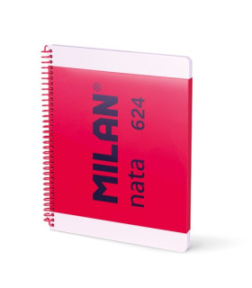 BLOC MILAN NATA 624 A4 80h LISO ROSA