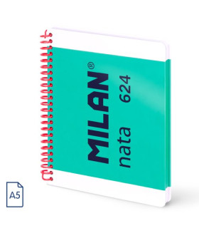 BLOC MILAN NATA 624 A5 80h CD.5 VERDE